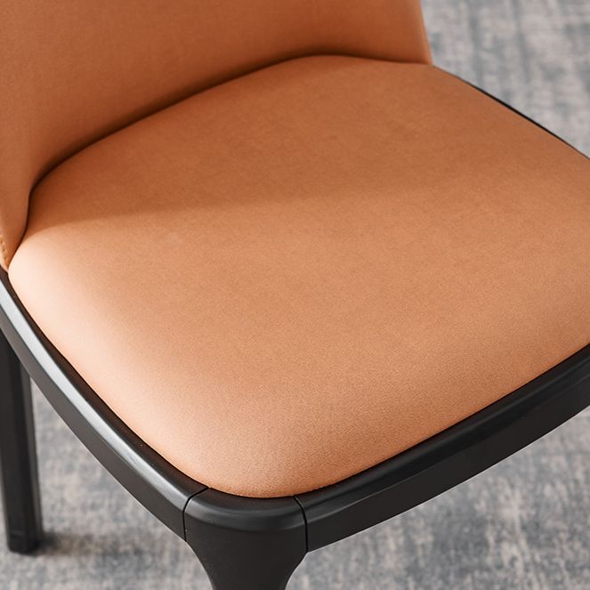 Contemporary Side Chair Dining Room Side Chair Set with Solid Wood Legs Clearhalo ' kitchen&dining_furn' 'Dining Chairs' 'Dining Tables & Seating' 'dining_chair' 'furn' 'furn_dining_chair' 'Furniture' 'furniture_dining_chair' 'Kitchen & Dining Furniture' 'kitchen' 1200x1200_3ffaf85a-a035-4bea-b48f-6968df5602ec