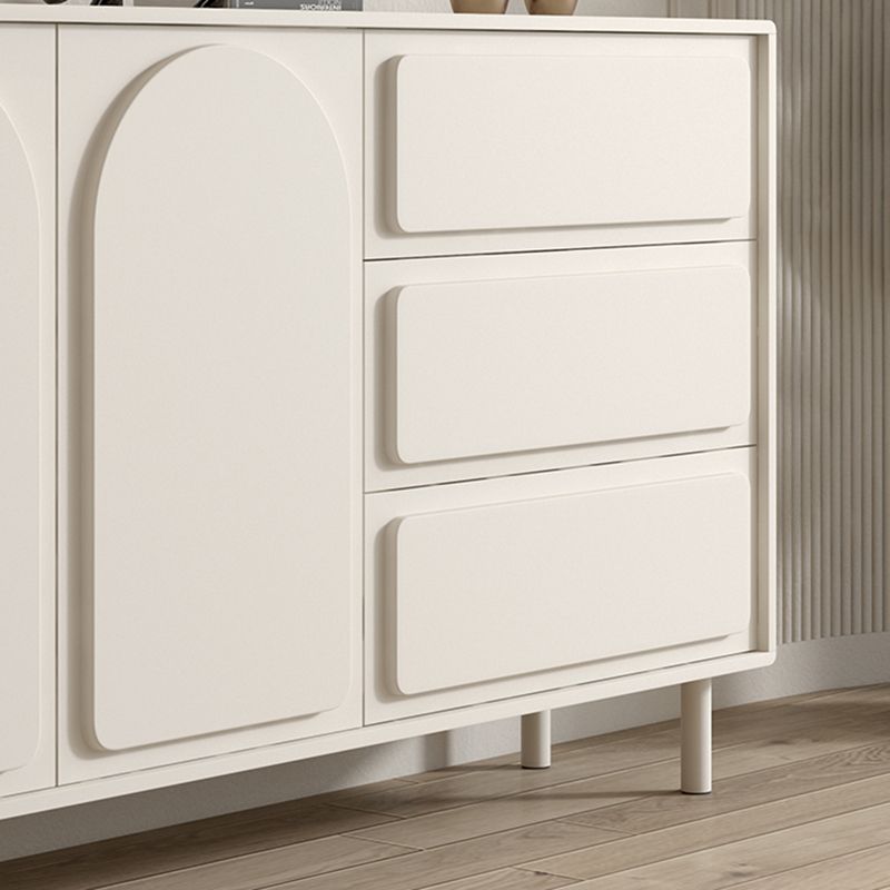 37.4"Tall White Wooden Cabinet , 3- Drawer Rectangle Accent Cabinet Clearhalo 'Cabinets & Chests' 'cabinets_chests' 'furn' 'furn_cabinets_chests' 'Furniture' 'Living Room Furniture' 1200x1200_3ffccee6-a00d-46fd-8dec-dab62d9c6ec2
