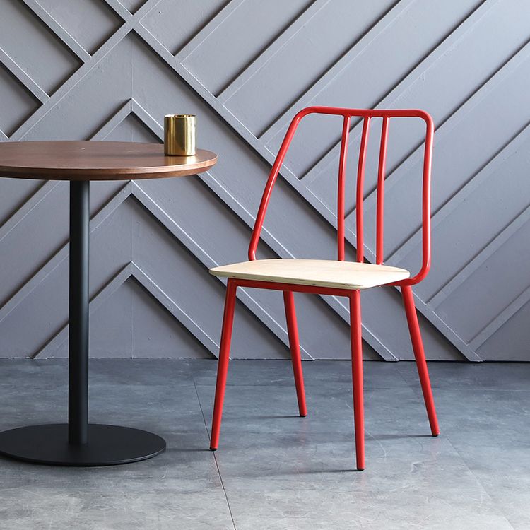 Contemporary Chairs Dining Armless Chair with Metal Legs for Kitchen Clearhalo ' kitchen&dining_furn' 'Dining Chairs' 'Dining Tables & Seating' 'dining_chair' 'furn' 'furn_dining_chair' 'Furniture' 'furniture_dining_chair' 'Kitchen & Dining Furniture' 'kitchen' 1200x1200_3ffdcbe4-99f6-47c4-b26c-4a55ad8593b4