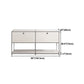 Sidebordo in acciaio inossidabile in stile moderno Sideboard bianca per soggiorno
