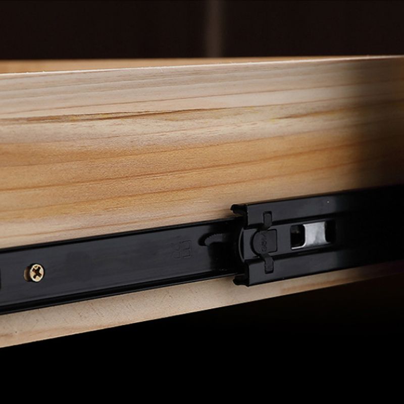 Comodino in legno in legno massiccio mobile contemporaneo con cassetto