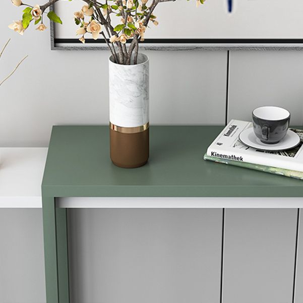 Console Ironcraft Resistente al graffio Tabella 30.70 "Accento rettangolo contemporaneo alto