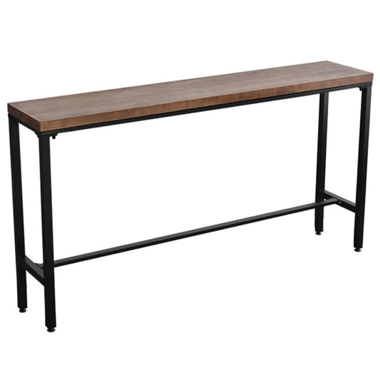Industrial 1/2/5 Pieces Wood Bar Table Set Rectangular Counter Set for Home Use
