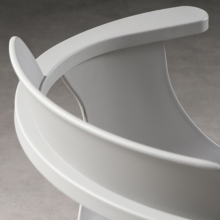 Modern Chair Open Back Dining Arm Chairs with Metal Legs for Kitchen Clearhalo ' kitchen&dining_furn' 'Dining Chairs' 'Dining Tables & Seating' 'dining_chair' 'furn' 'furn_dining_chair' 'Furniture' 'furniture_dining_chair' 'Kitchen & Dining Furniture' 'kitchen' 1200x1200_4008c2f4-13f4-4d20-ae8a-097b4f53cf0c