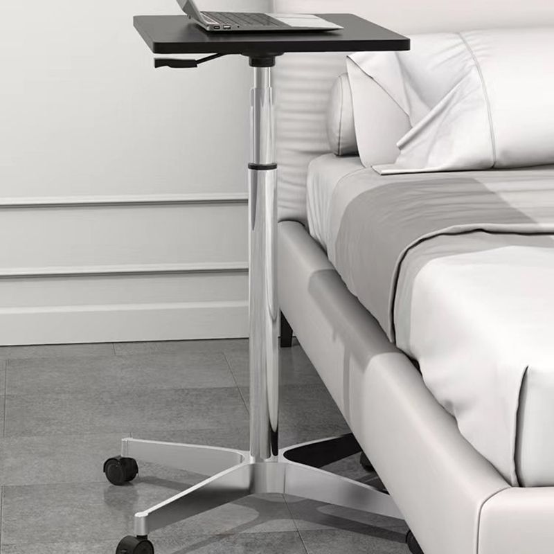 Escritorio de pie de madera artificial con ruedas de ruedas de ruedas para dormitorio para dormitorio