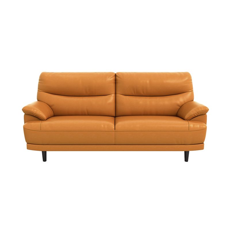 Vlekbestendig lederen kussen bovenste arm koekje back settee bank