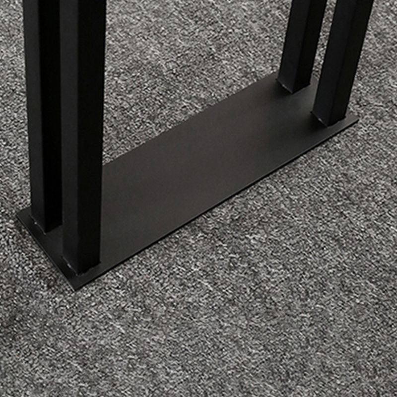 Indoor Stone and Metal Event and Cocktail Table Industrial Sled Counter Table Clearhalo 'Bar Furniture' 'Bar Tables' 'bar_tables' 'furn' 'furn_bar_tables' 'Furniture' 'furniture_bar_tables' 'Kitchen & Dining Furniture' 1200x1200_400a3139-2eb4-4f08-9b28-9ba8544e2945