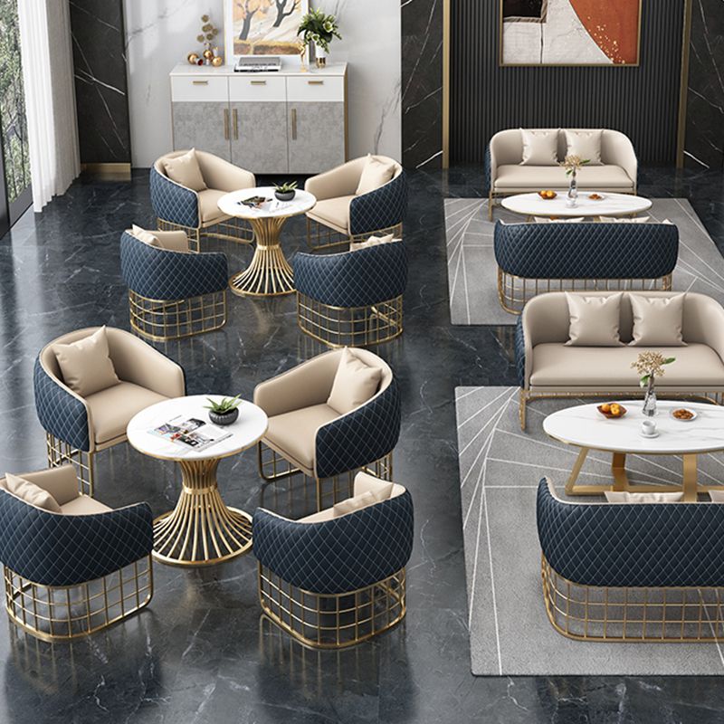 Contemporary Sintered Stone Kitchen Dining Table Round Standard Dining Table with Pedestal Base Clearhalo ' dining_table' 'Dining Tables & Seating' 'Dining Tables' 'furn' 'furn_dining_table' 'Furniture' 'furniture_dining_table' 'Kitchen & Dining Furniture' 'kitchen&dining_furn' 'kitchen' 'kitchen_dining_table' 1200x1200_400a60de-b7b1-4912-b497-612e486714ca