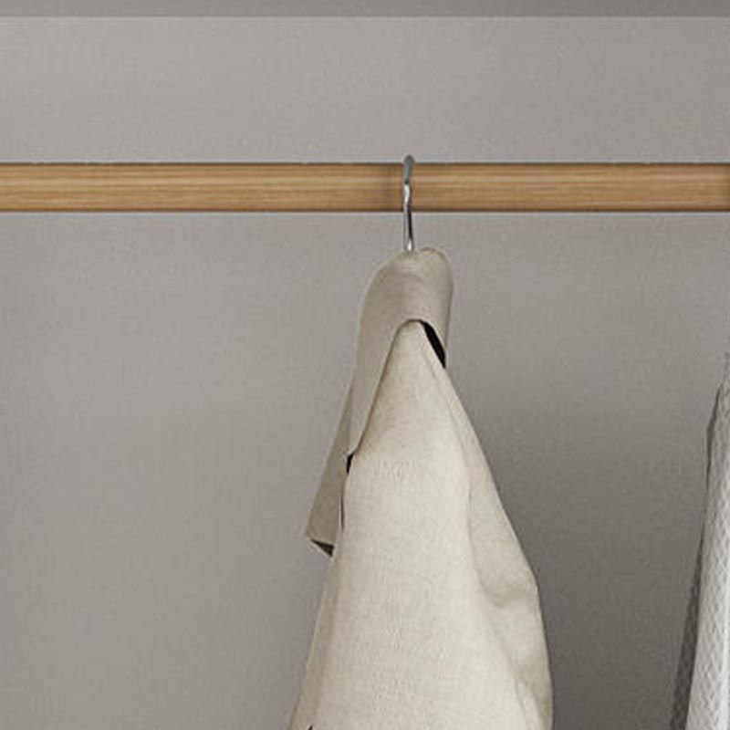 Moderne garderobe voor thuisspiegelkast met glazen deuren