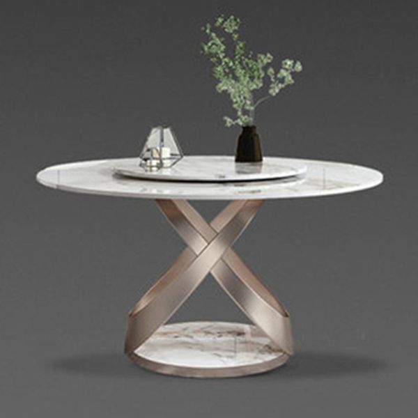 Modern Round Dining Table Sintered Stone Dining Table with Pedestal Table Clearhalo ' dining_table' 'Dining Tables & Seating' 'Dining Tables' 'furn' 'furn_dining_table' 'Furniture' 'furniture_dining_table' 'Kitchen & Dining Furniture' 'kitchen&dining_furn' 'kitchen' 'kitchen_dining_table' 1200x1200_40116130-cfcf-4d3c-a15a-cb111835ad26