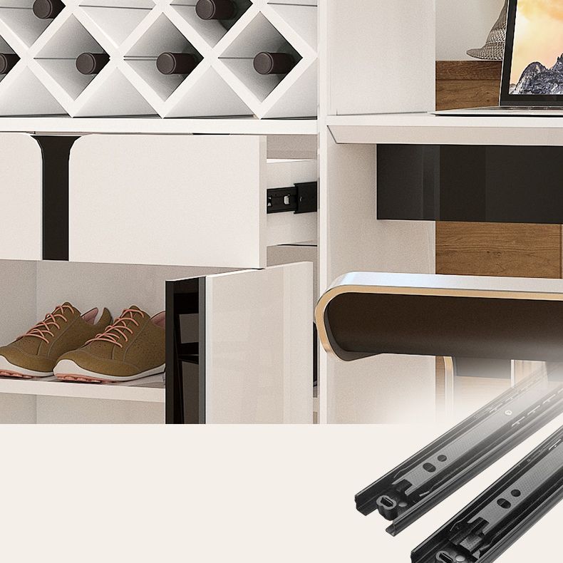 1/3 Pieces Contemporary Counter Height Pub Set in Black and White Clearhalo 'Bar Furniture' 'furn' 'furn_home_bar_bar_sets' 'Furniture' 'Home Bars & Bar Sets' 'home_bar_bar_sets' 'Kitchen & Dining Furniture' 1200x1200_40126318-cff1-4793-92de-eca43b10f5fc