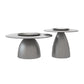 Glam Round Slate Cocktail Table Tray Top Brushed Metal Coffee Table Clearhalo 'Coffee & Accent Tables' 'Coffee Tables' 'coffee_tables' 'furn' 'furn_coffee_tables' 'Furniture' 'Living Room Furniture' 1200x1200_40146276-c58b-4548-9622-f0887a9203c1