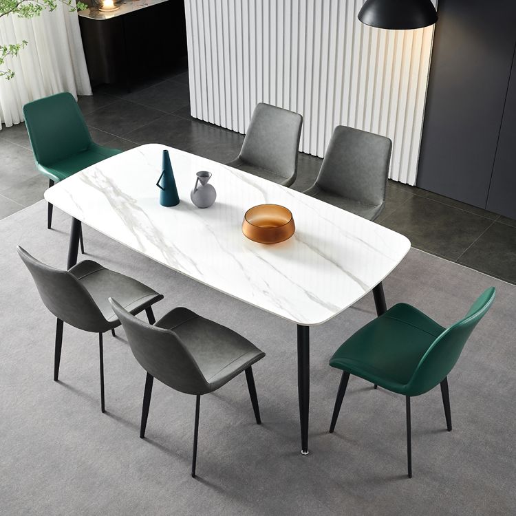 Industrial Style Metal Chairs Set Solid Back Side Kitchen Dining Room Chair Clearhalo ' kitchen&dining_furn' 'Dining Chairs' 'Dining Tables & Seating' 'dining_chair' 'furn' 'furn_dining_chair' 'Furniture' 'furniture_dining_chair' 'Kitchen & Dining Furniture' 'kitchen' 1200x1200_40160864-ae0f-4387-8154-a6ce3fcc29c2