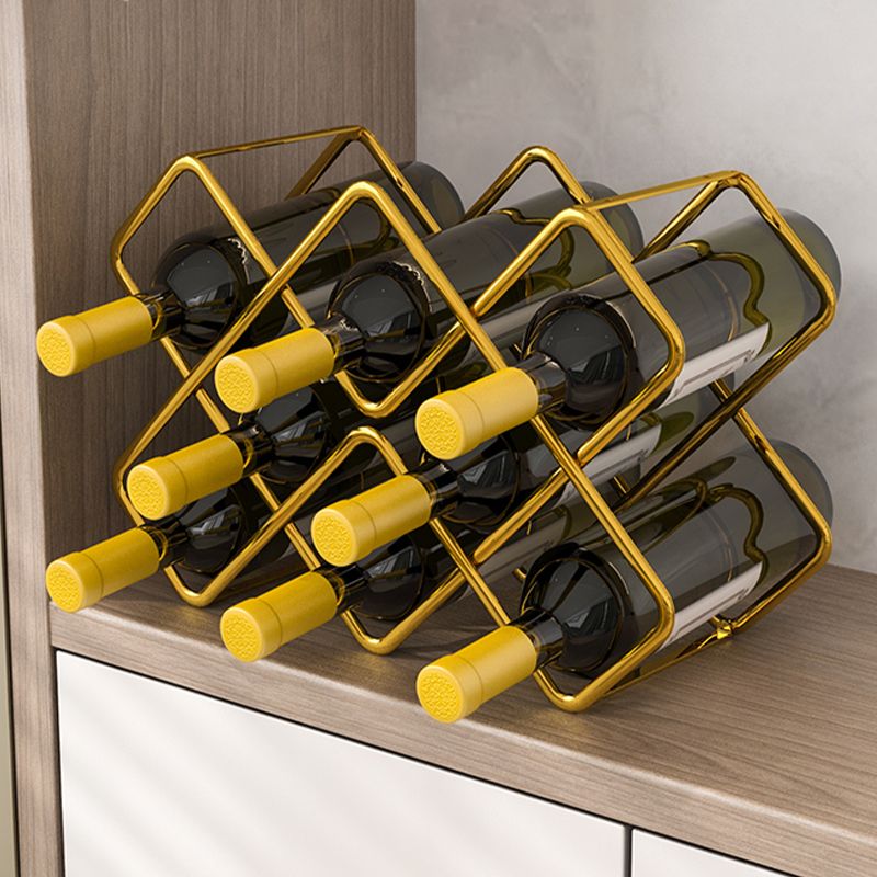 Modern Wine Bottle & Glass Rack Metal Wine Holder for Kitchen Clearhalo 'furn' 'furn_wine_racks' 'Furniture' 'Kitchen & Dining Furniture' 'Wine Racks' 'wine_racks' 1200x1200_401700f2-dfe4-48b2-84a8-05cd75df52a0
