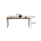 Table de bar rectangulaire industrielle en bois massif, hauteur de bar, pour petits endroits