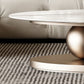 Glam Slate Pedestal Coffee Table Oval White Coffee Table Set Clearhalo 'Coffee & Accent Tables' 'Coffee Tables' 'coffee_tables' 'furn' 'furn_coffee_tables' 'Furniture' 'Living Room Furniture' 1200x1200_401b3470-fbfe-4939-9e4b-d90070f0762d