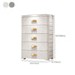 Rectangular Plastic Wardrobe Teen Style Simple Bedroom Storage Cabinet