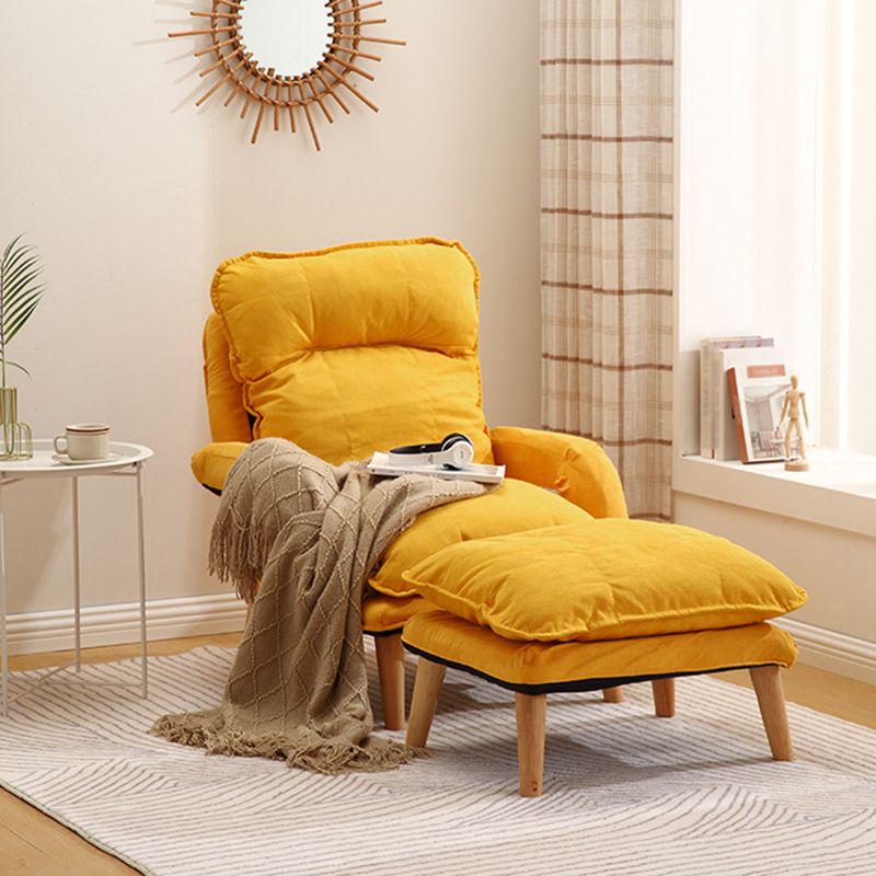 23,62 "largeur x 27,95" chaise convertible profonde avec quatre jambes de base et biscuit en arrière