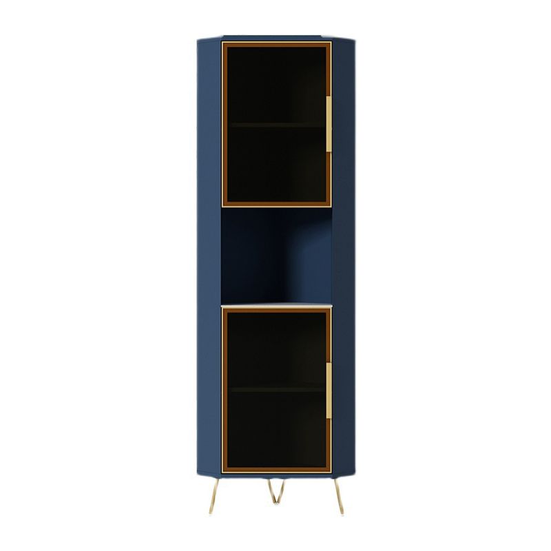 15.74" Wide Wood Corner Accent Cabinet with 2 Door Contemporary Side Cabinet Clearhalo 'Cabinets & Chests' 'cabinets_chests' 'furn' 'furn_cabinets_chests' 'Furniture' 'Living Room Furniture' 1200x1200_401f4b77-bcb6-4a54-96fe-ccba3d69f1b3