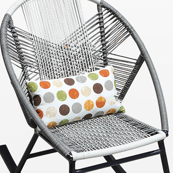 Contemporary Rocking Chair Wicker Spindle Backrest Metal Chair Legs Porch Rocking Chair Clearhalo 'Chairs & Seating' 'furn' 'furn_rocking_chairs' 'Furniture' 'Living Room Furniture' 'Rocking Chairs' 'rocking_chairs' 1200x1200_401faecb-1af9-42a4-a68c-5a41f172cce3