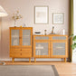 15.75"W Sideboard Glam Style Solid Wood Dining Server for Kitchen Living Room