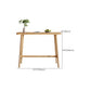 Moderne massief houten bartafel, rechthoekige eettafel voor de keuken