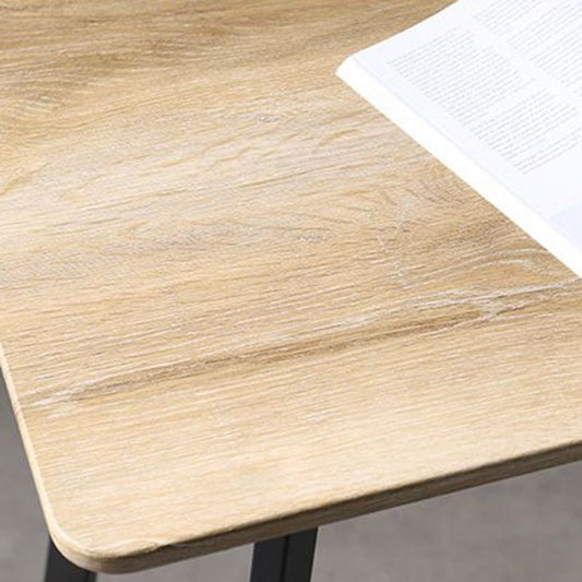 Tavolo da pub in stile industriale Top Bistro rettangolo con telaio metallico