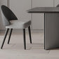Contemporary Style 1/4/5/7 Pieces Dining Chairs Set Stone Rectangle Furniture in Black
