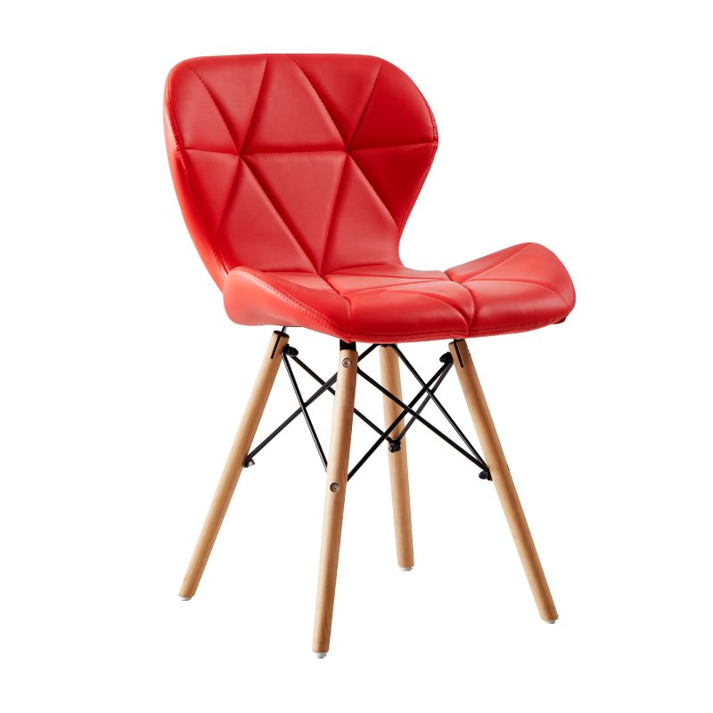 Home Contemporary Side Chair Wingback Upholstered Wood Dining Room Chair Clearhalo ' kitchen&dining_furn' 'Dining Chairs' 'Dining Tables & Seating' 'dining_chair' 'Furniture' 'furniture_dining_chair' 'Kitchen & Dining Furniture' 'kitchen' 1200x1200_402262f9-e7c2-4830-a0f1-b4699ba425a3