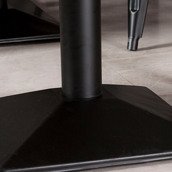 Mesa de comedor moderna con mesa de comedor de madera marrón para la cocina