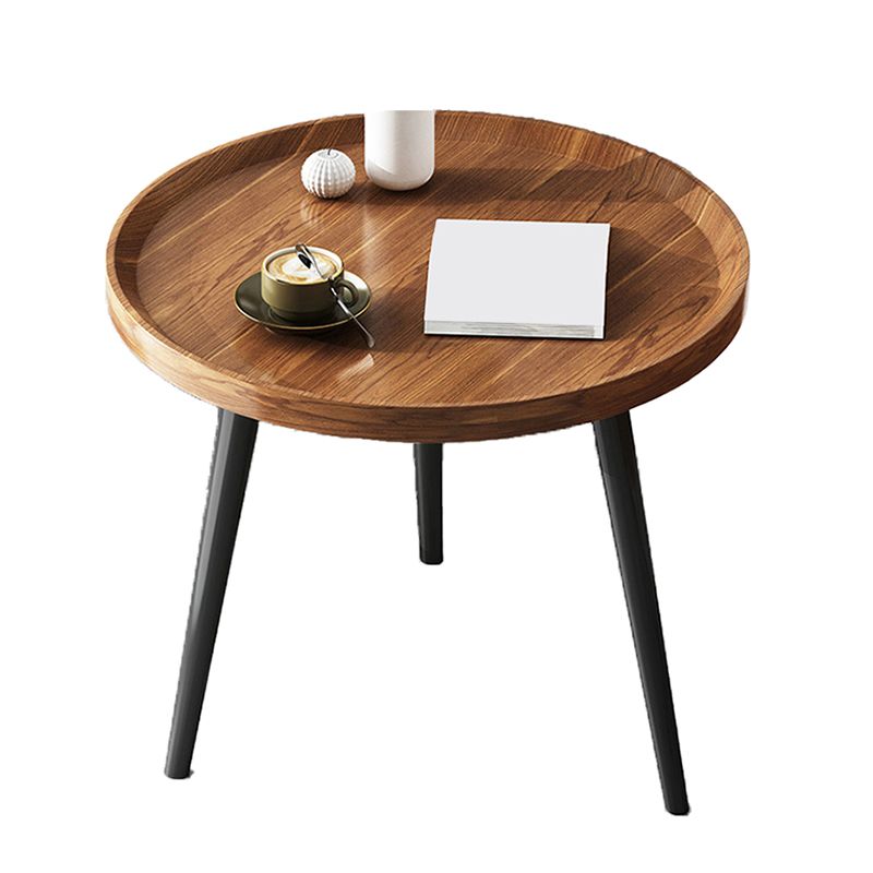 Nordic Round Coffee Table Tea/Black/White Cocktail Table for Living Room Clearhalo 'Coffee & Accent Tables' 'Coffee Tables' 'coffee_tables' 'furn' 'furn_coffee_tables' 'Furniture' 'Living Room Furniture' 1200x1200_40254ab1-91b5-48fc-82dc-ac6c6b84178f