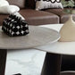 2-Piece Slate Round Coffee Table Set Modern White Simple Cocktail Table Clearhalo 'Coffee & Accent Tables' 'Coffee Tables' 'coffee_tables' 'furn' 'furn_coffee_tables' 'Furniture' 'Living Room Furniture' 1200x1200_402c1e10-4f21-4695-86ba-b383d6145c59