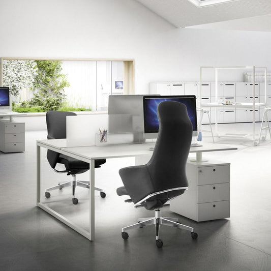 Sedia manager di alto back sedia inclinarsi sedia da ufficio con ruote girevoli