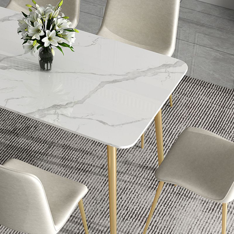 Ensemble de table de cuillère de restauration blanc glam blanc