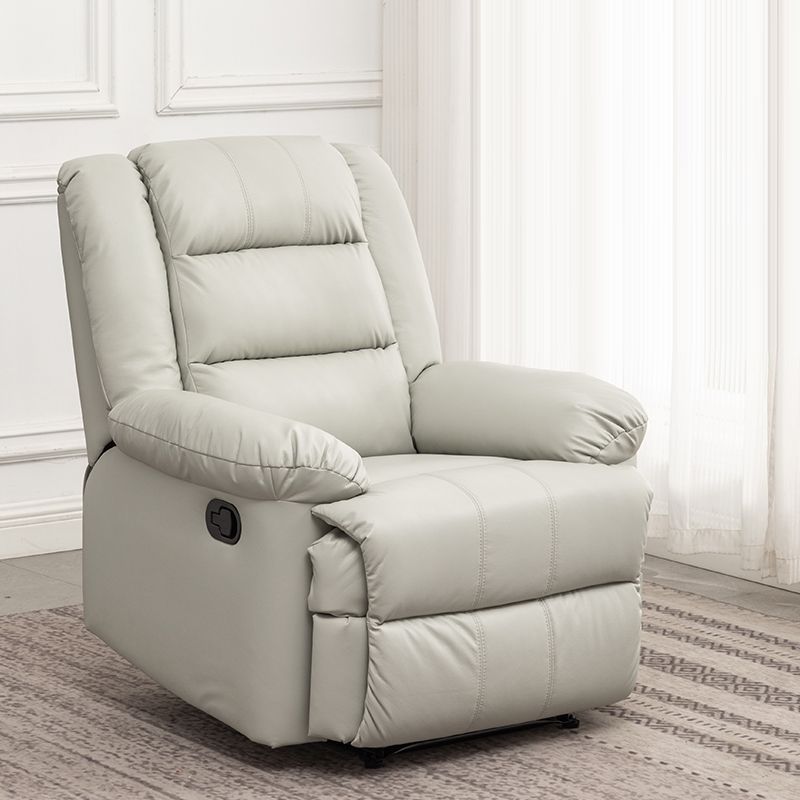 Faux Leather Swivel Base Recliner Chair Modern 36.2" W Recliners with Massage Clearhalo 'Chairs & Seating' 'furn' 'furn_recliners' 'Furniture' 'Living Room Furniture' 'Recliners' 1200x1200_4031d9ff-be1b-4d1f-90cf-1d50a4cace06