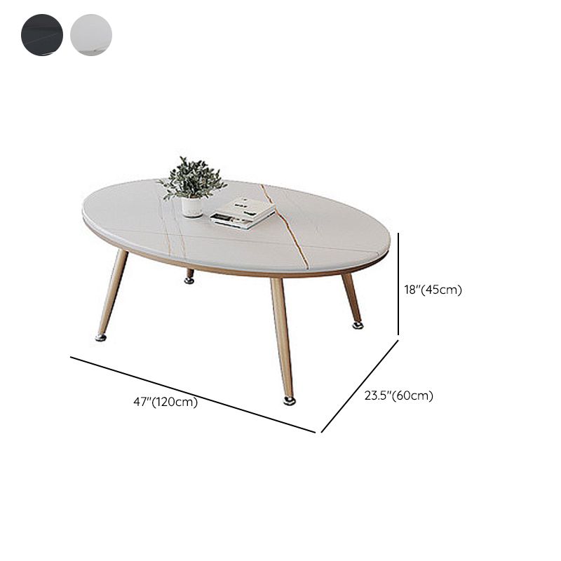Glam Slate Geometric Coffee Table 17.7" H 1 Single Cocktail Table with Storage Clearhalo 'Coffee & Accent Tables' 'Coffee Tables' 'coffee_tables' 'furn' 'furn_coffee_tables' 'Furniture' 'Living Room Furniture' 1200x1200_40330dbc-d781-4316-9996-eba30439b15b