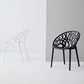 Scandinavian Plastic Dining Chair Cross Back Side Chair with 4 Legs for Home Use Clearhalo ' kitchen&dining_furn' 'Dining Chairs' 'Dining Tables & Seating' 'dining_chair' 'furn' 'furn_dining_chair' 'Furniture' 'furniture_dining_chair' 'Kitchen & Dining Furniture' 'kitchen' 1200x1200_4033da2a-b2da-4b74-96e6-f9cc61a0c48c