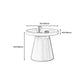 Modern Tray Top Pedestal Coffee Table Metal Round Table for Living Room Clearhalo 'Coffee & Accent Tables' 'Coffee Tables' 'coffee_tables' 'furn' 'furn_coffee_tables' 'Furniture' 'Living Room Furniture' 1200x1200_4035520b-714c-4443-9976-b971831b0464