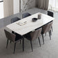 Industrial Sintered Stone Table Rectangle Shape Standard Dining Table with 4 Legs Base Clearhalo ' dining_table' 'Dining Tables & Seating' 'Dining Tables' 'furn' 'furn_dining_table' 'Furniture' 'furniture_dining_table' 'Kitchen & Dining Furniture' 'kitchen&dining_furn' 'kitchen' 'kitchen_dining_table' 1200x1200_40355edc-20d7-41ec-baf3-6737c82be1c2
