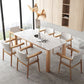 Sintered Stone Top Dining Table Modern Rectangle Table with Wooden Base Clearhalo ' dining_table' 'Dining Tables & Seating' 'Dining Tables' 'furn' 'furn_dining_table' 'Furniture' 'furniture_dining_table' 'Kitchen & Dining Furniture' 'kitchen&dining_furn' 'kitchen' 'kitchen_dining_table' 1200x1200_40360b16-8b8f-4cf6-bf53-b771b9d1e51e