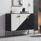 Sideboard in legno ingegnerizzato ingegnerizzato in stile glam per soggiorno