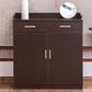 35.4" Tall 2 - Door and 2 - Drawer Accent Cabinet Faux Wood Storage Cabinet Clearhalo 'Cabinets & Chests' 'cabinets_chests' 'furn' 'furn_cabinets_chests' 'Furniture' 'Living Room Furniture' 1200x1200_40366432-f893-42c0-9fcb-b4540eec7f8c