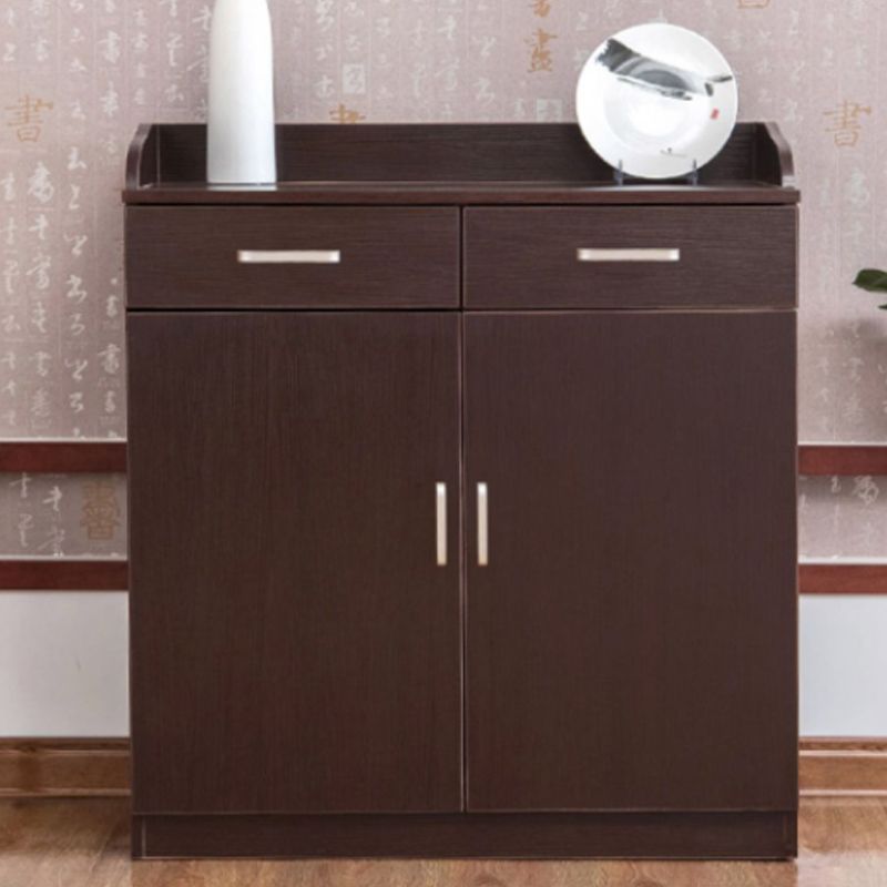 35.4" Tall 2 - Door and 2 - Drawer Accent Cabinet Faux Wood Storage Cabinet Clearhalo 'Cabinets & Chests' 'cabinets_chests' 'furn' 'furn_cabinets_chests' 'Furniture' 'Living Room Furniture' 1200x1200_40366432-f893-42c0-9fcb-b4540eec7f8c