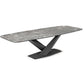 Rectangle Contemporary Dining Room Table Sintered Stone Table with Black Pedestal Base Clearhalo ' dining_table' 'Dining Tables & Seating' 'Dining Tables' 'furn' 'furn_dining_table' 'Furniture' 'furniture_dining_table' 'Kitchen & Dining Furniture' 'kitchen&dining_furn' 'kitchen' 'kitchen_dining_table' 1200x1200_40395ce5-9684-488f-9b5b-db354f9cb66f