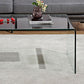 Moderne stijl gehard glas zwart/wit rechthoekige salontafel