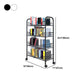 Industrial Metal Geometric Bookcase Open Back Bookcase with Wheels Clearhalo 'Bookcases' 'furn' 'furn_bookcases' 'Furniture' 'Office Furniture' 1200x1200_403cf401-b7fe-4ff0-a399-a8b73e0d7163