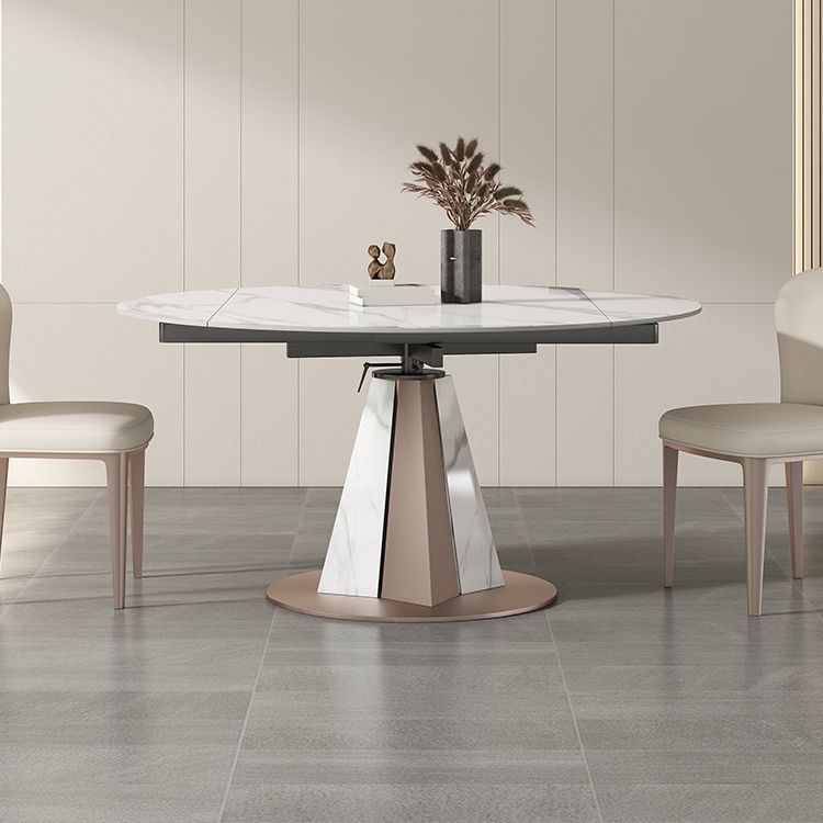 Modern Sintered Stone Dining Table Set 1/2/5/7/9 Pieces Dining Set for Home Use Clearhalo 'Dining Room Sets' 'Dining Tables & Seating' 'dining_room_set' 'furn' 'furn_dining_room_set' 'Furniture' 'Kitchen & Dining Furniture' 1200x1200_403d8670-7fda-4f42-a6bb-31f04a468e46