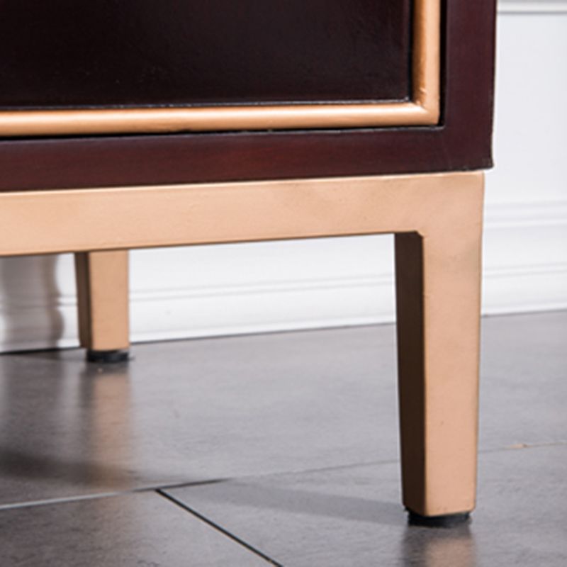 Tavolo da buffet moderno Scheda laterale in legno massiccio con armadi e cassetti