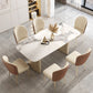 Nordic Glam Style Chair Dining Armless Metal Chairs for Kitchen Clearhalo 'Dining Chairs' 'Dining Tables & Seating' 'dining_chair' 'furn' 'furn_dining_chair' 'Furniture' 'furniture_dining_chair' 'Kitchen & Dining Furniture' 1200x1200_4041e2e0-9a4d-4270-8eb1-92e4f9f387ae