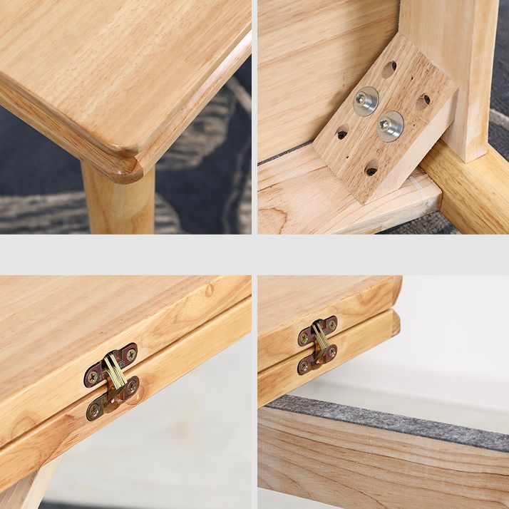 Modern Solid Wood Dining Room Set with Rectangle Table Space-Saving Design Dining Table Furniture Clearhalo 'Dining Room Sets' 'Dining Tables & Seating' 'dining_room_set' 'furn' 'furn_dining_room_set' 'Furniture' 'furniture_dining_room_set' 'Kitchen & Dining Furniture' 'kitchen&dining_furn' 'kitchen' 1200x1200_40479cf8-a764-4cdd-ba12-e94c2516de82